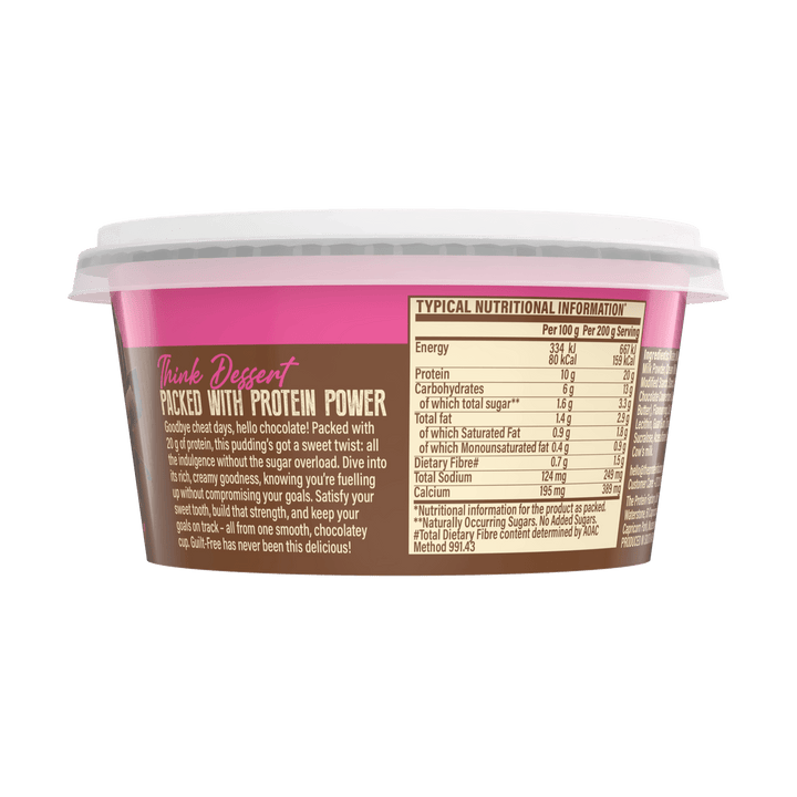 PROTEIN PUDDING - CHOCOLATE - 20G PROTEIN - 8X200G