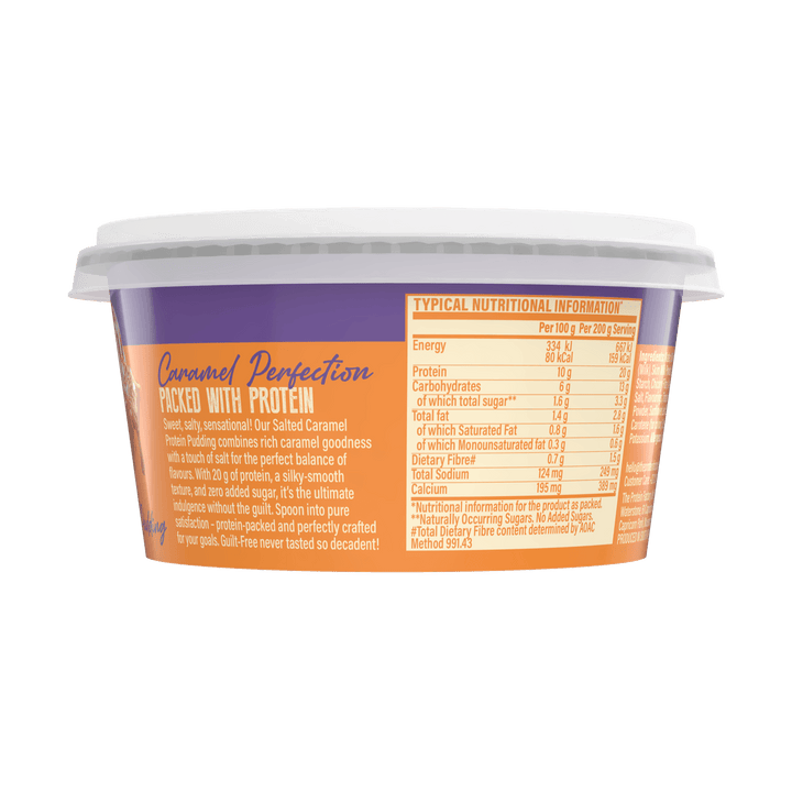 PROTEIN PUDDING - SALTED CARAMEL - 20G PROTEIN - 8X200G
