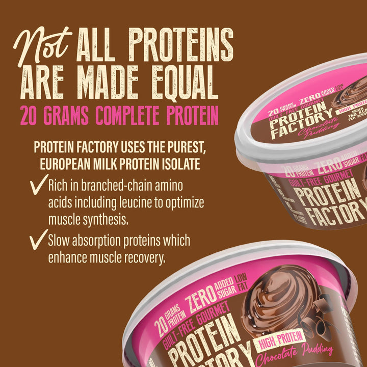 PROTEIN PUDDING - CHOCOLATE - 20G PROTEIN - 8X200G