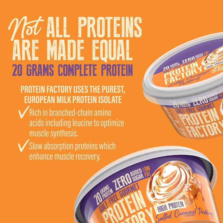 PROTEIN PUDDING - SALTED CARAMEL - 20G PROTEIN - 8X200G