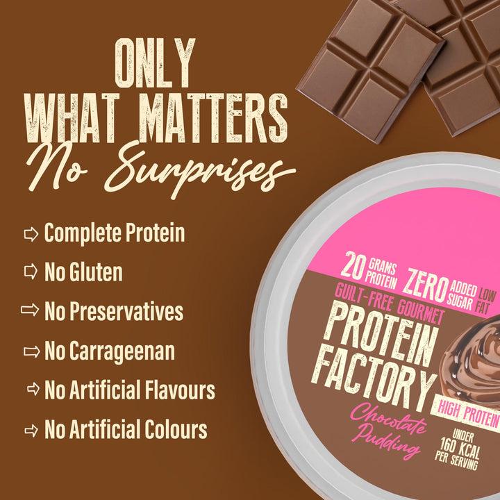PROTEIN PUDDING - CHOCOLATE - 20G PROTEIN - 8X200G