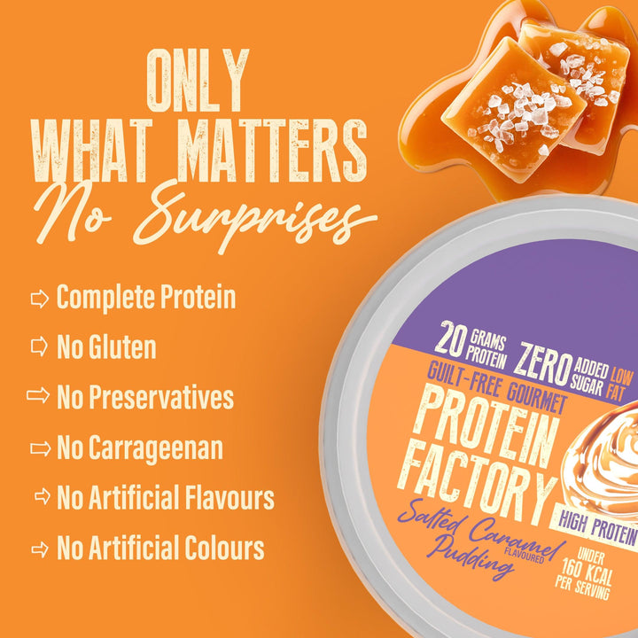 PROTEIN PUDDING - SALTED CARAMEL - 20G PROTEIN - 8X200G