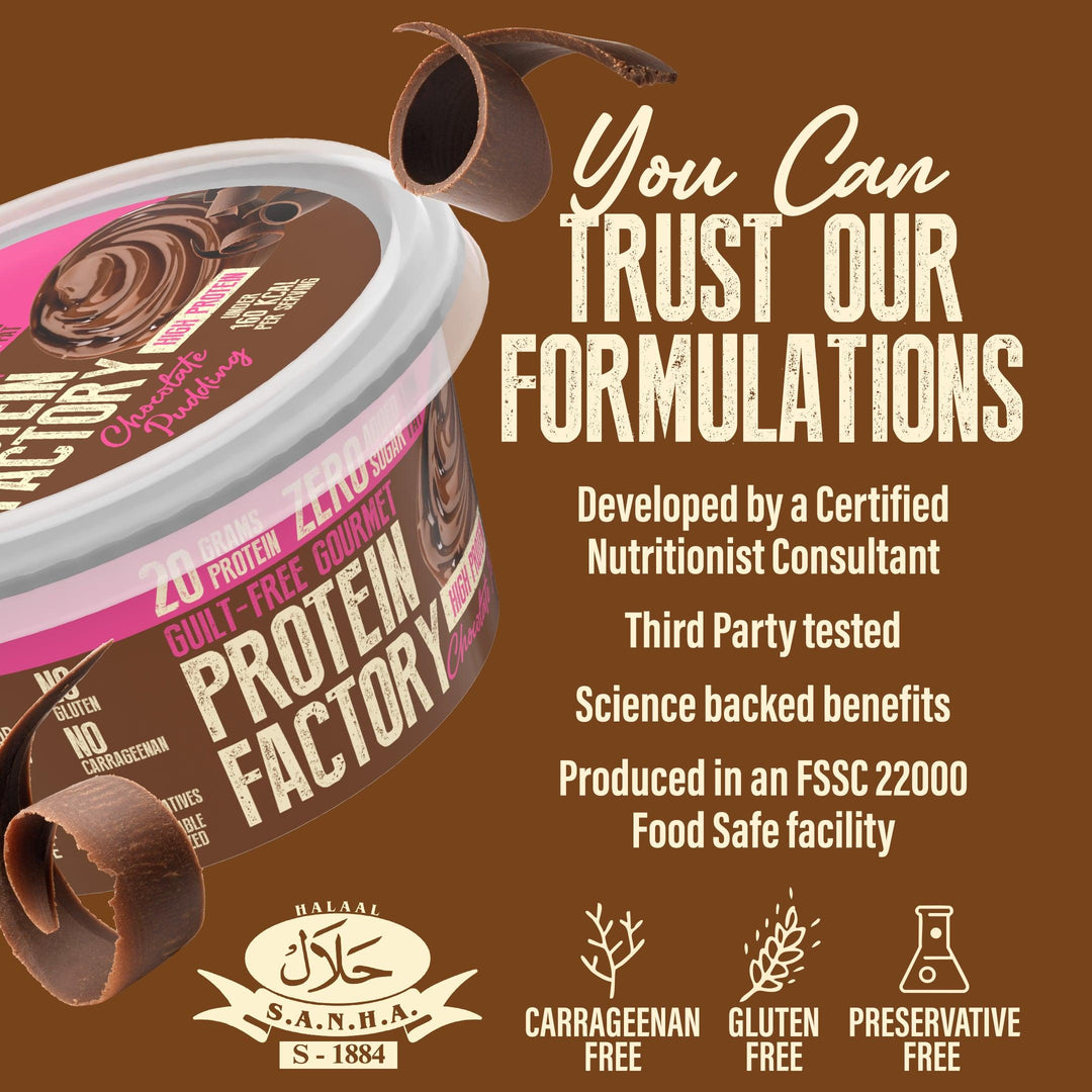 PROTEIN PUDDING - CHOCOLATE - 20G PROTEIN - 8X200G