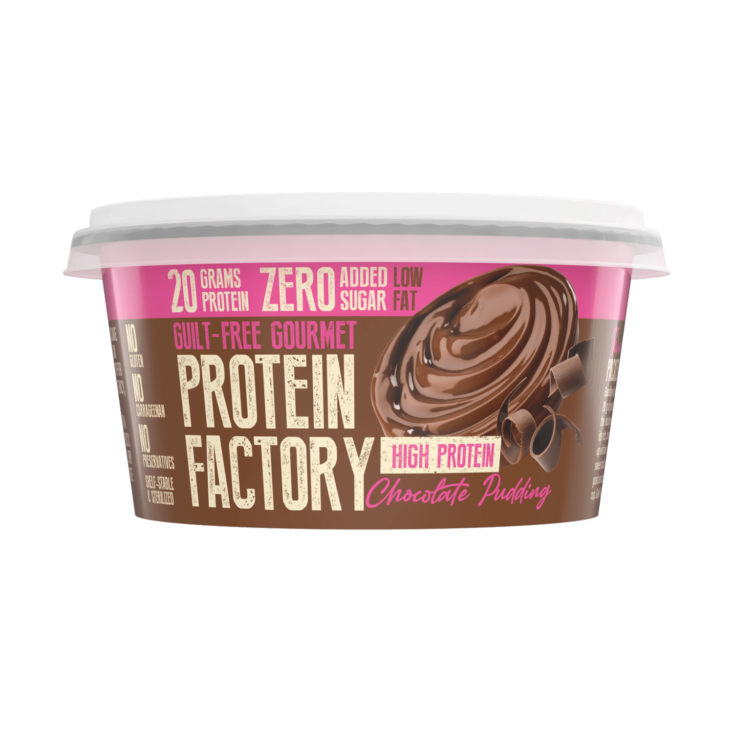 PROTEIN PUDDING - CHOCOLATE - 20G PROTEIN - 8X200G – The Protein Factory