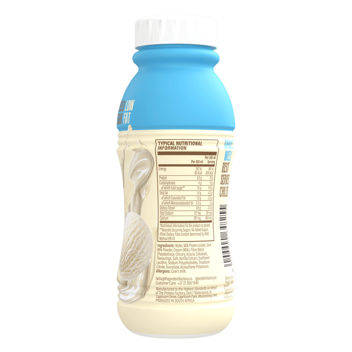 PROTEIN MILKSHAKE - VANILLA WHITE CHOCOLATE - 25G PROTEIN - 8X300ML